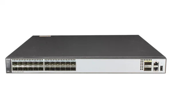 سوئیچ هواوی S6720S-26Q-EI-24S-DC با ۲۴ پورت ۱۰ گیگ SFP+ و ۲ پورت ۴۰ گیگ QSFP+
