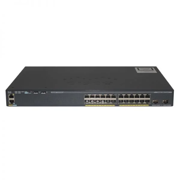 سوییچ سیسکو WS-C2960X-24TD-L، 24 پورت گیگابیت، 2 پورت 10G SFP+، LAN Base