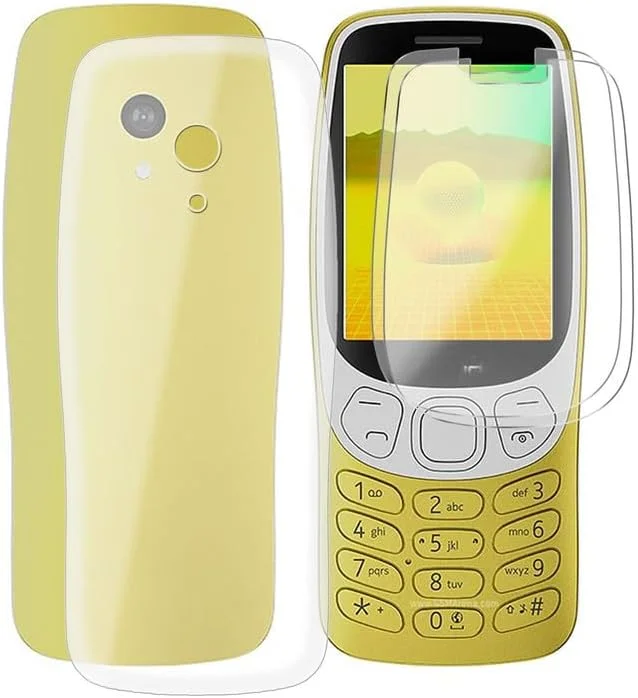 کاور ژله‌ای گوشی نوکیا Nokia 3210 2024 به همراه 2 عدد گلس