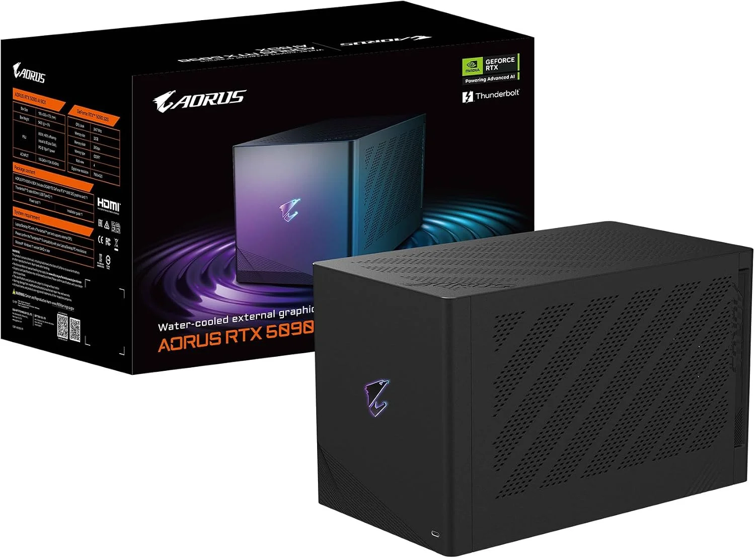 کارت گرافیک اکسترنال گیگابایت AORUS RTX 5090 Gaming Box کارت گرافیک اکسترنال گیگابایت AORUS RTX 5090 Gaming Box