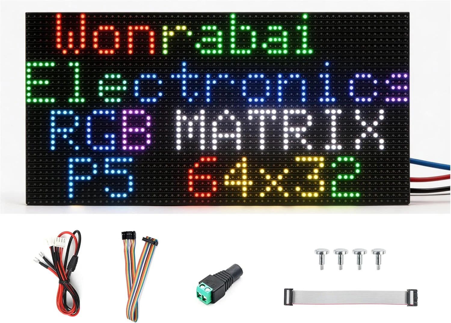 ماژول نمایشگر ماتریس LED تمام رنگی RGB ابعاد 64x32 مدل P5