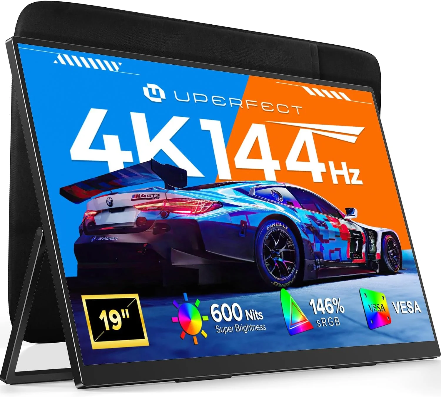مانیتور پرتابل 19 اینچ یوپرفکت 4K مدل 144Hz
