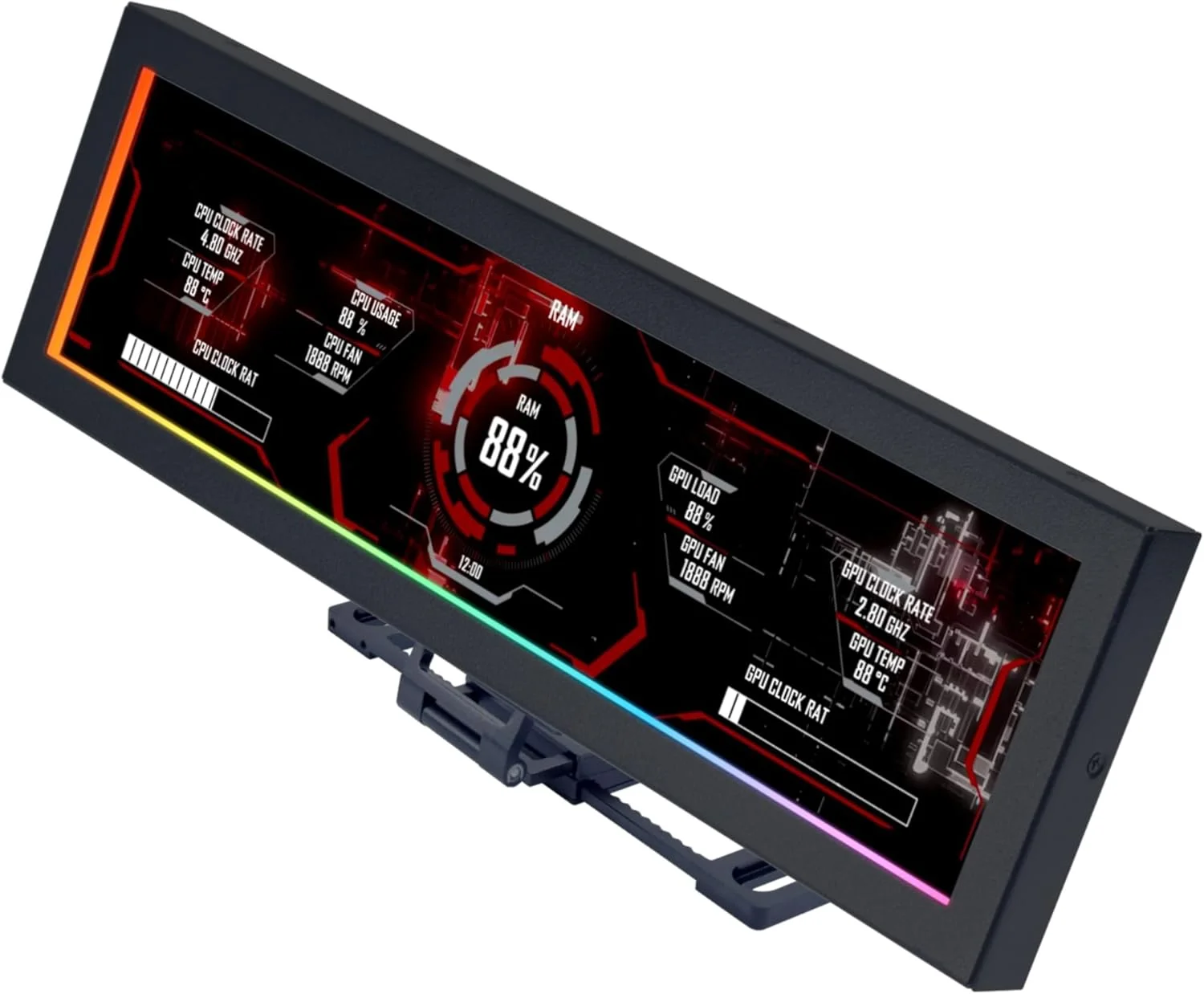 نمایشگر ۸.۸ اینچ لیان لی مدل US88v1 رنگ مشکی