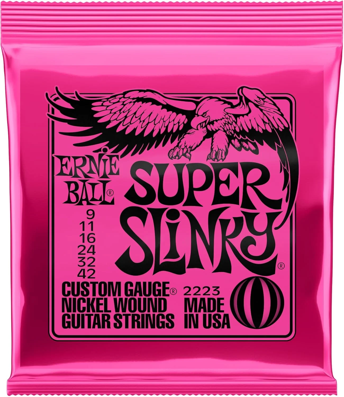 سیم گیتار الکتریک ارنی بال مدل Super Slinky گیج 9-42