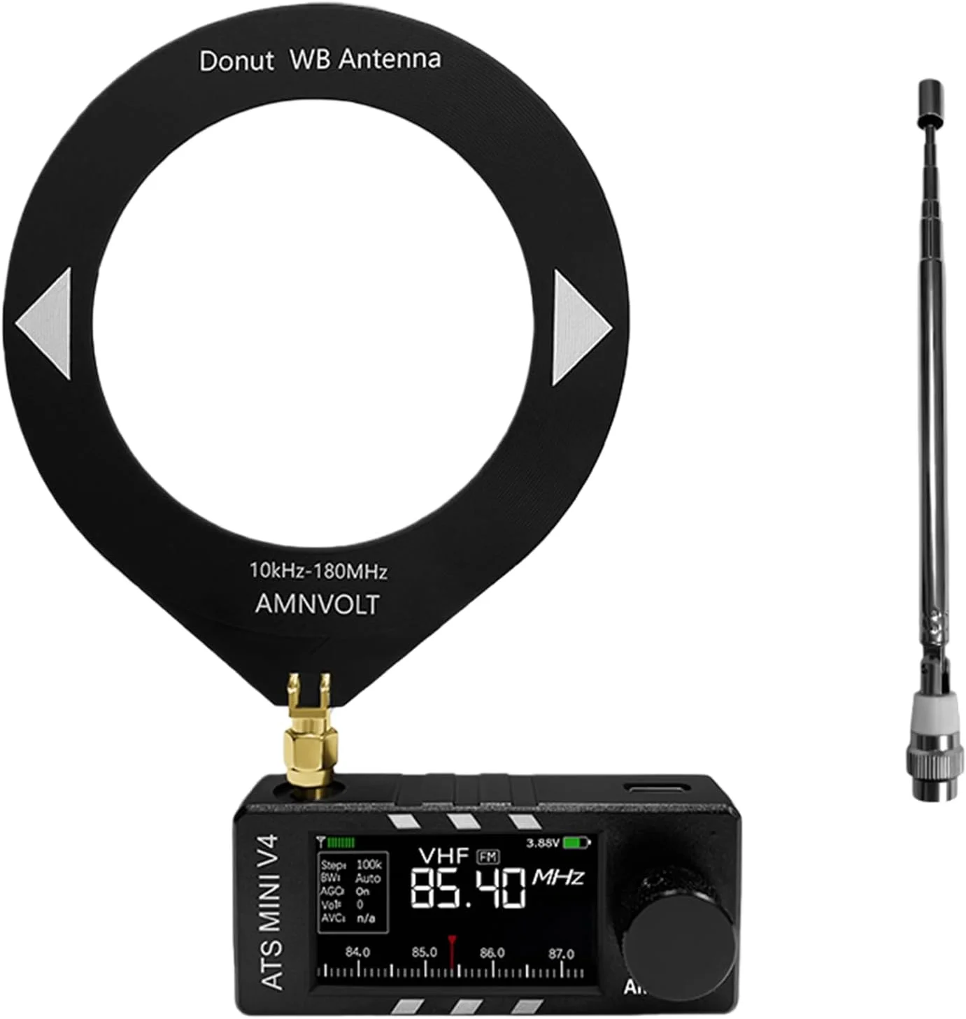 رادیو دیجیتال ATS Mini V4B با تراشه Si4732 و نمایشگر 1.9 اینچ