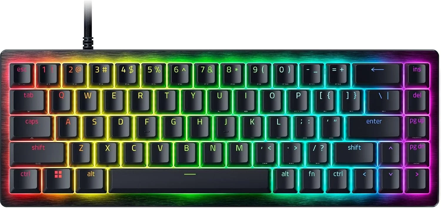 کیبورد گیمینگ ریزر Huntsman V3 HE سایز 65% مغناطیسی