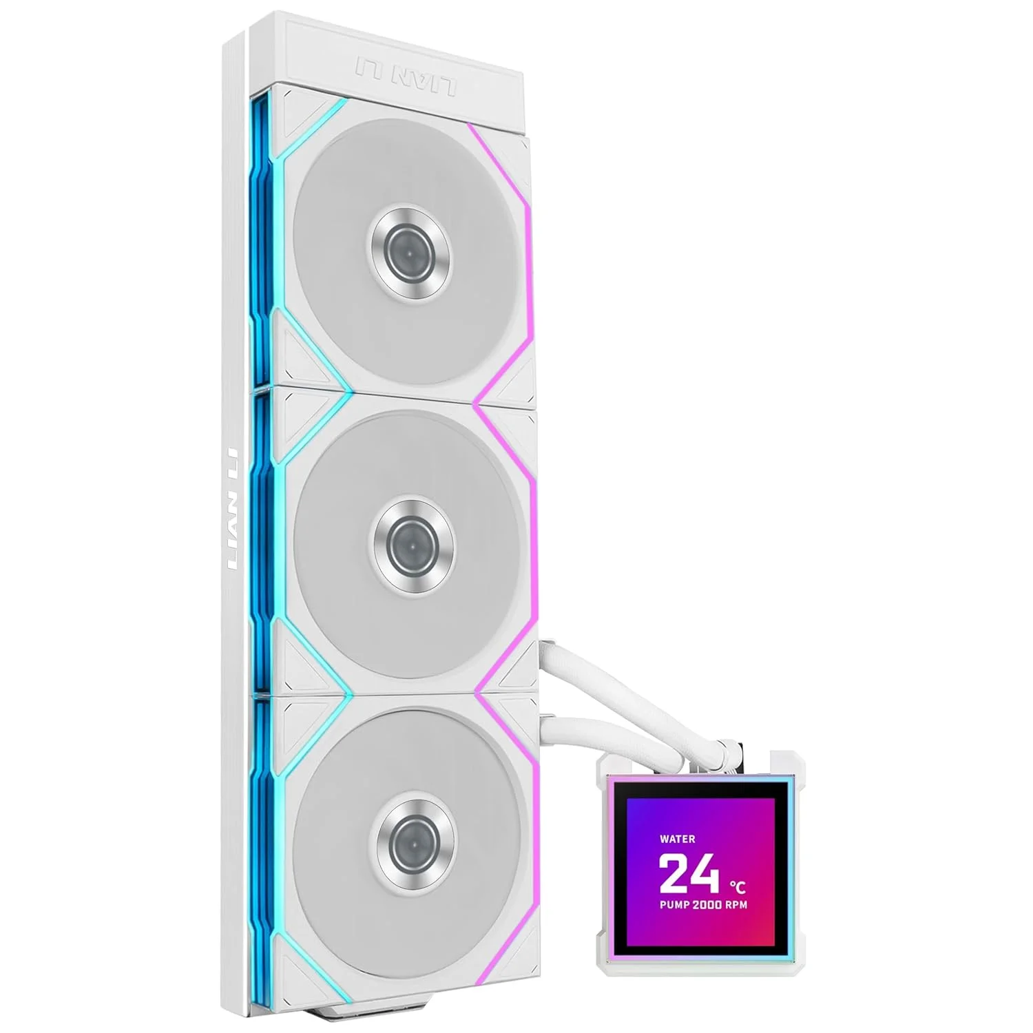 خرید و قیمت خنک کننده مایع لیان لی HydroShift II LCD-S 360TL سفید