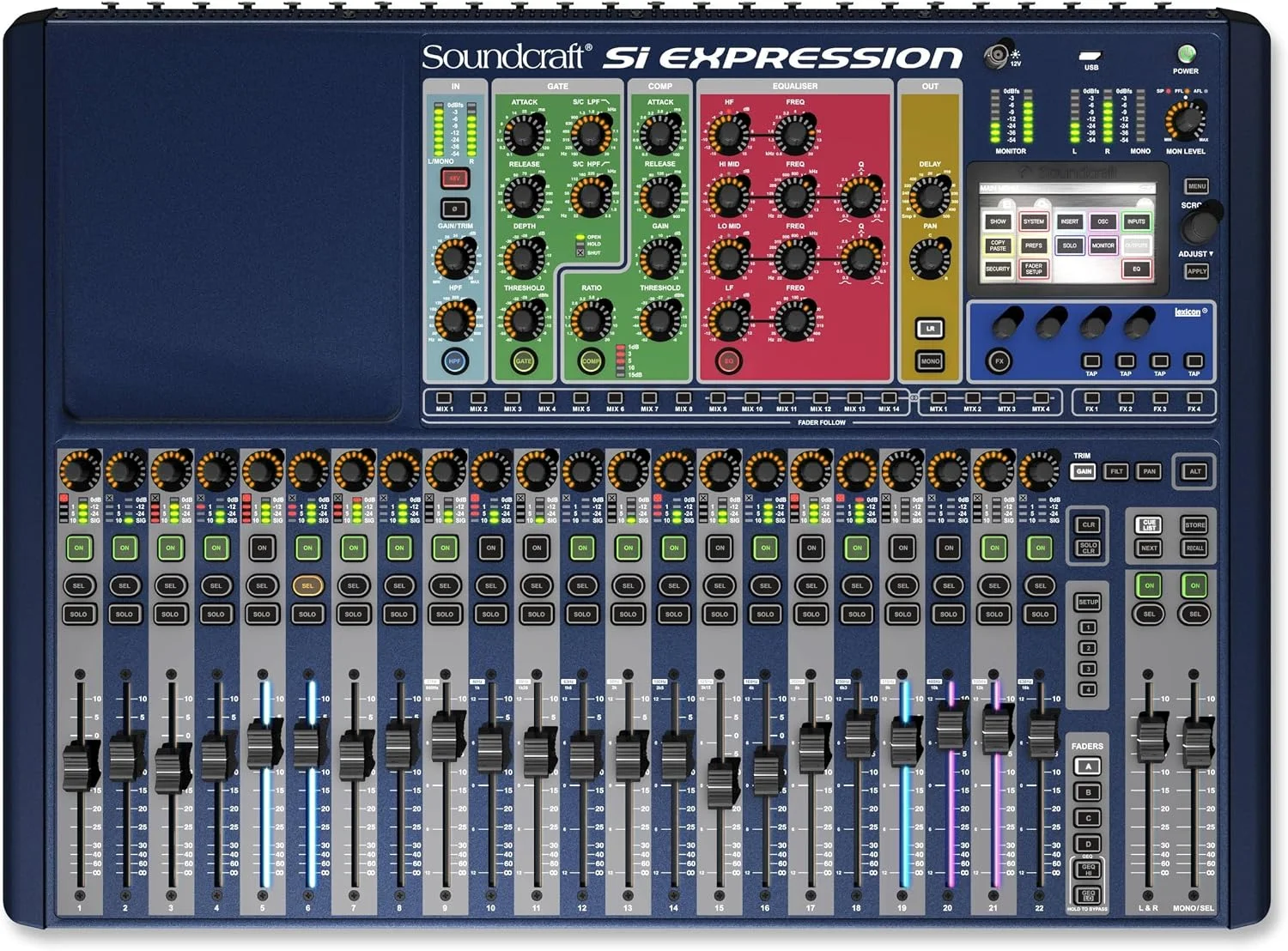 میکسر صدا دیجیتال ساوندکرفت مدل Si Expression 2