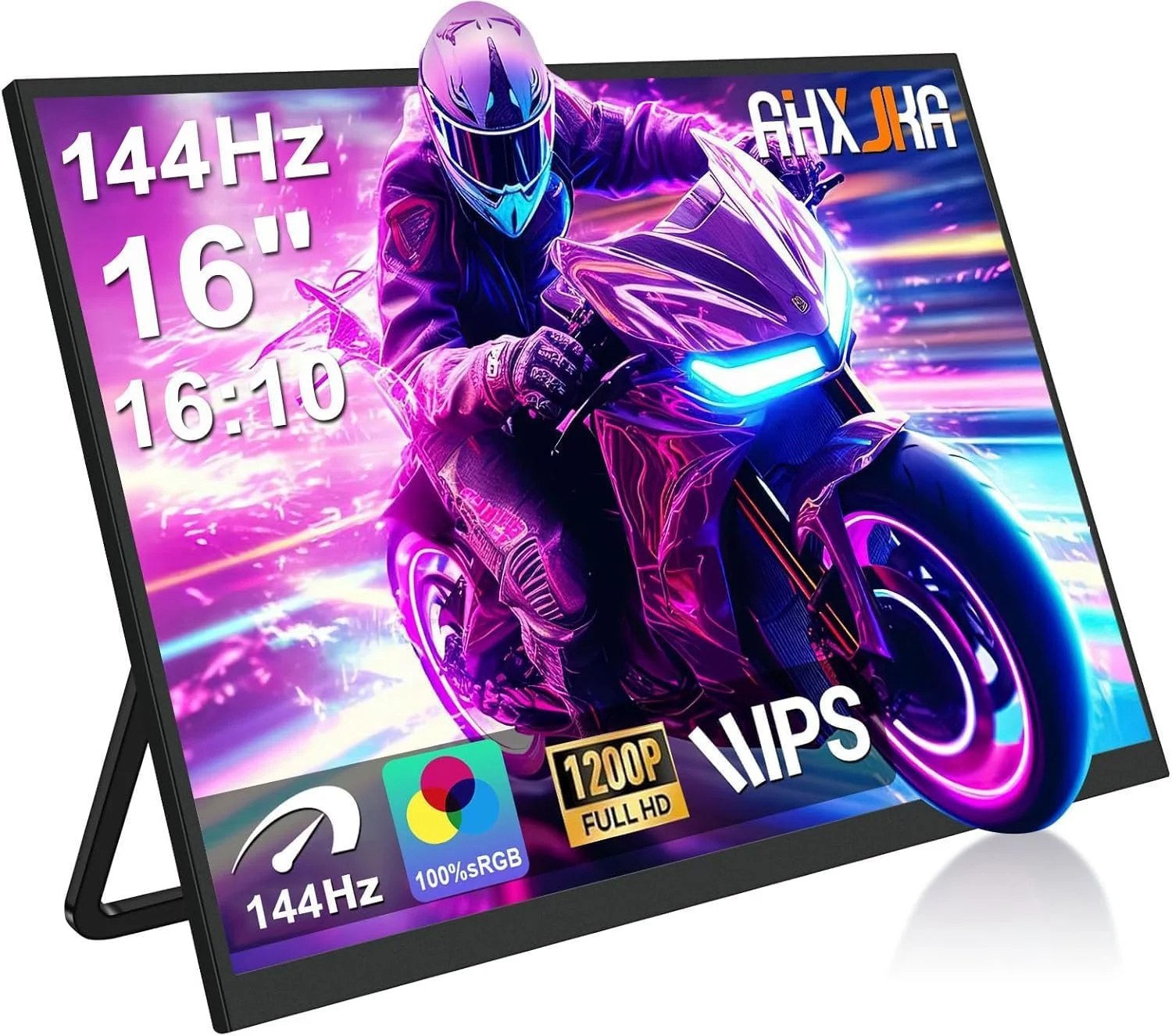 مانیتور قابل حمل ۱۶ اینچ ۱۴۴ هرتز AHXJKA کیفیت FHD مانیتور قابل حمل ۱۶ اینچ ۱۴۴ هرتز AHXJKA کیفیت FHD