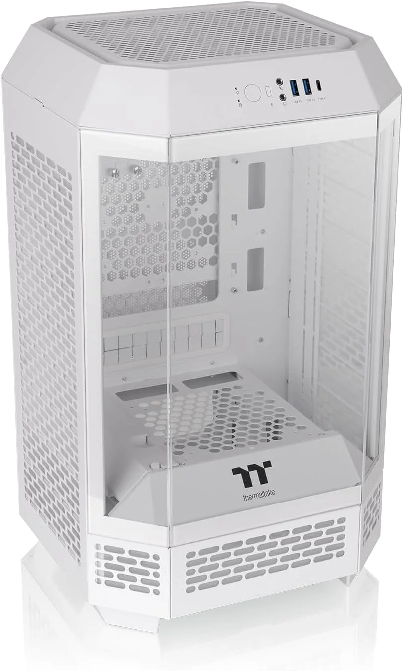 کیس کامپیوتر ترمالتیک The Tower 250 Snow مینی ITX سفید کیس کامپیوتر ترمالتیک The Tower 250 Snow مینی ITX سفید
