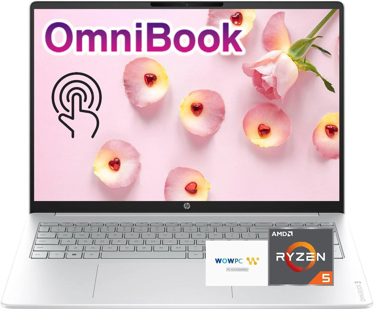 لپ تاپ 16 اینچ اچ پی OmniBook رایزن 5 رم 8 گیگابایت SSD 256 گیگابایت