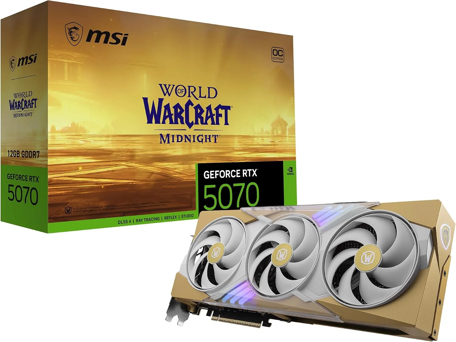 کارت گرافیک ام اس آی جیفورس RTX 5070 نسخه 12 گیگابایت
