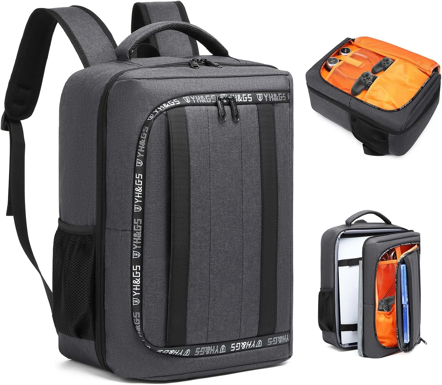 کوله پشتی پلی استیشن 5 مدل Travel Backpack رنگ خاکستری تیره کوله پشتی پلی استیشن 5 مدل Travel Backpack رنگ خاکستری تیره
