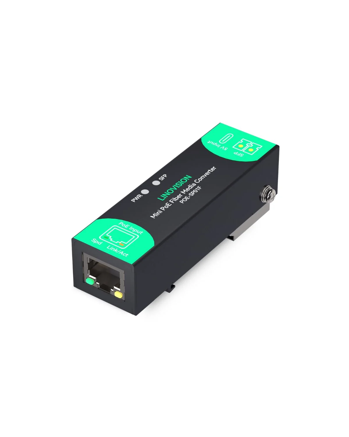 مبدل فیبر نوری مینی گیگابیت با تغذیه PoE و تایپ C مبدل فیبر نوری مینی گیگابیت با تغذیه PoE و تایپ C