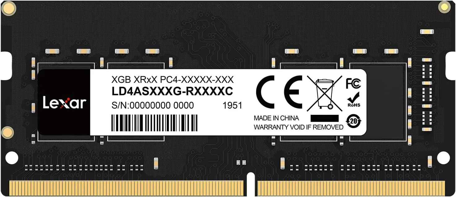 رم لپ تاپ لکسار 8 گیگابایت DDR4 فرکانس 3200 مگاهرتز SODIMM