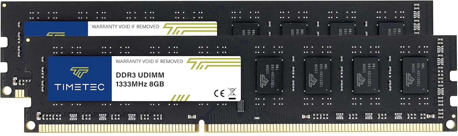 رم کامپیوتر تایم‌تک 16 گیگابایت (2x8GB) DDR3L فرکانس 1333 مگاهرتز