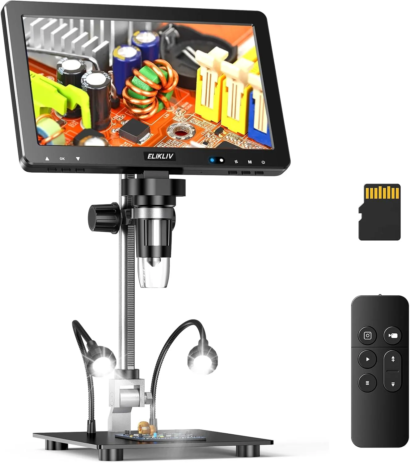 میکروسکوپ دیجیتال الیکلیو مدل EDM9 Max با صفحه نمایش و نور میکروسکوپ دیجیتال الیکلیو مدل EDM9 Max با صفحه نمایش و نور