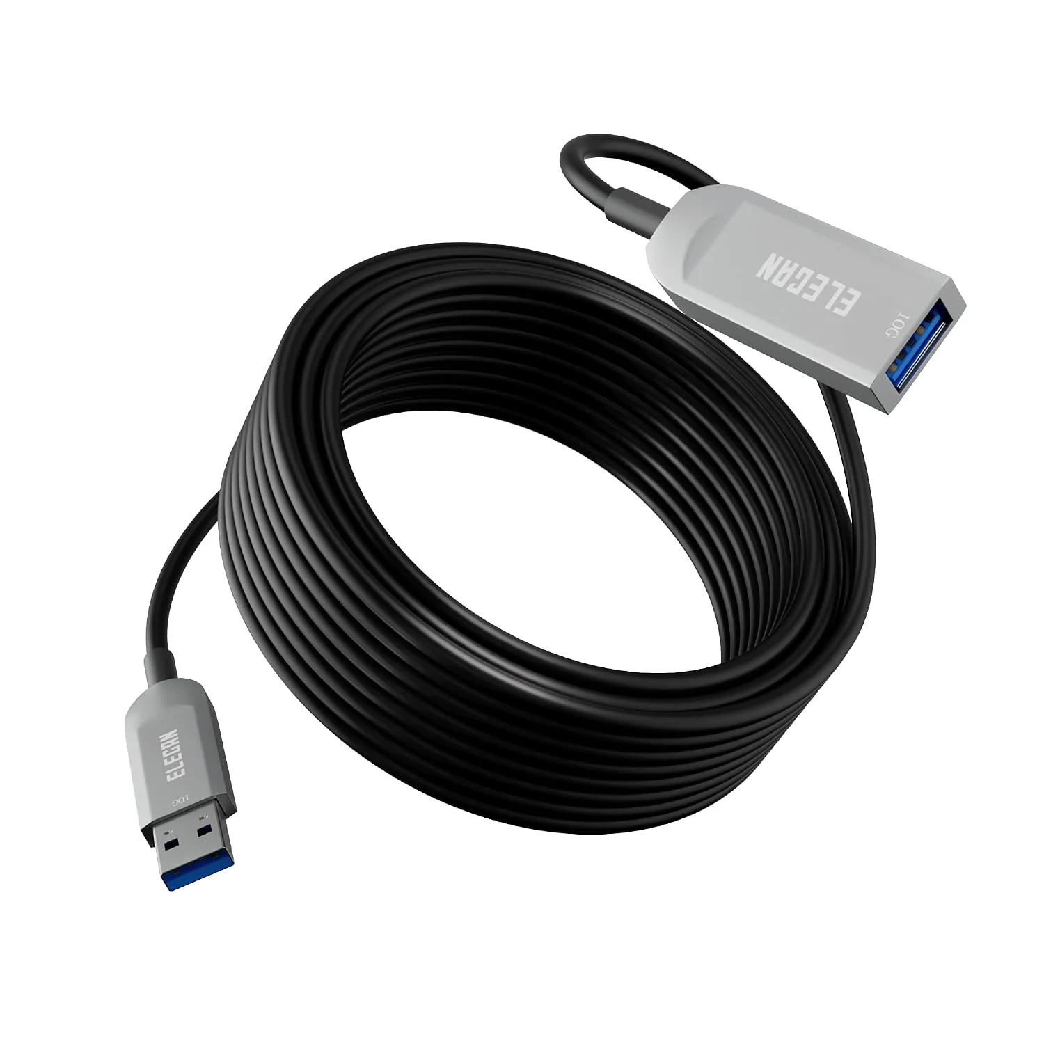 کابل افزایش طول USB 3.0 فیبر نوری الکتران متراژ 100 فوت