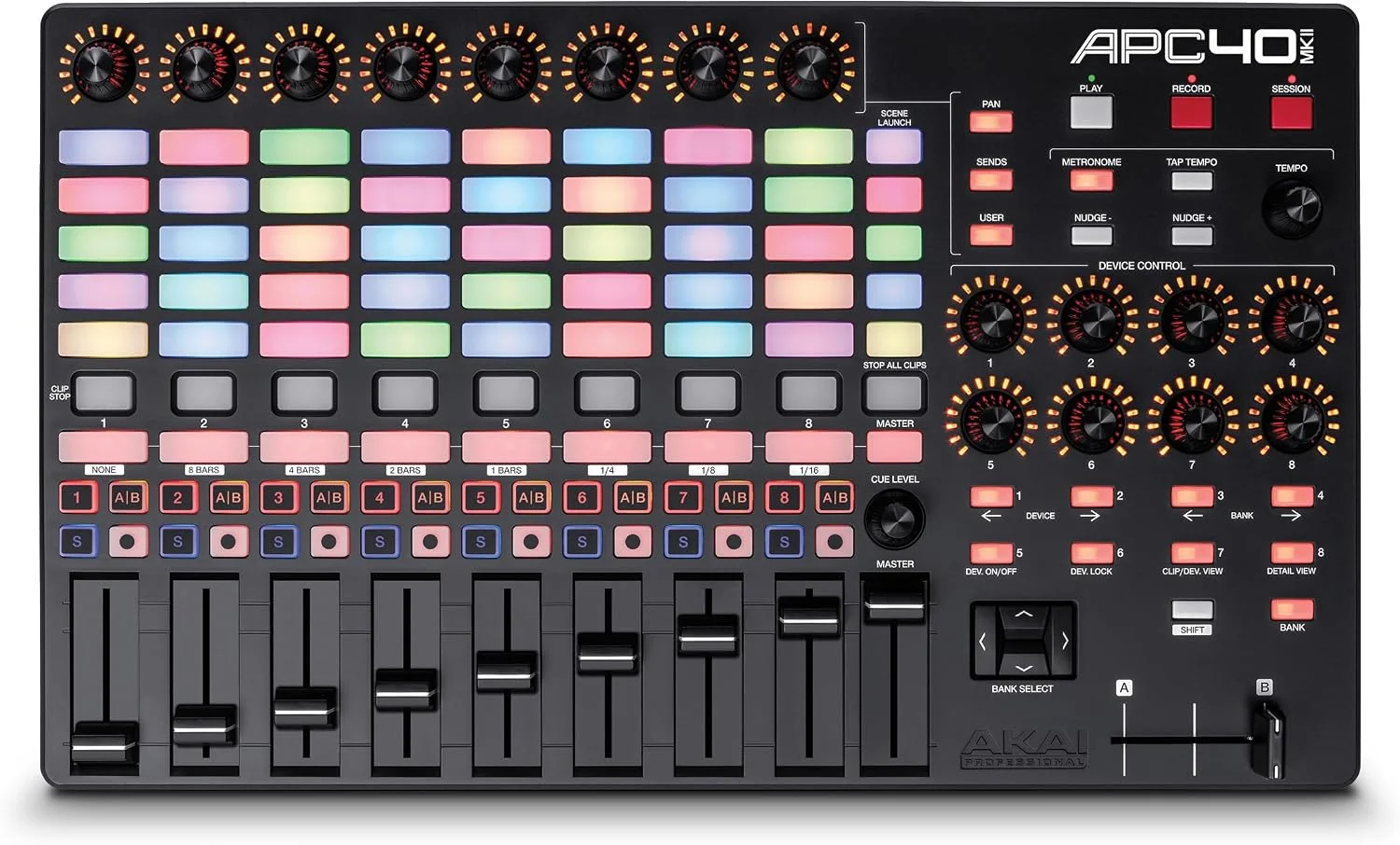 کنترلر پد اکای مدل APC40 MKII مخصوص ابولتون لایو