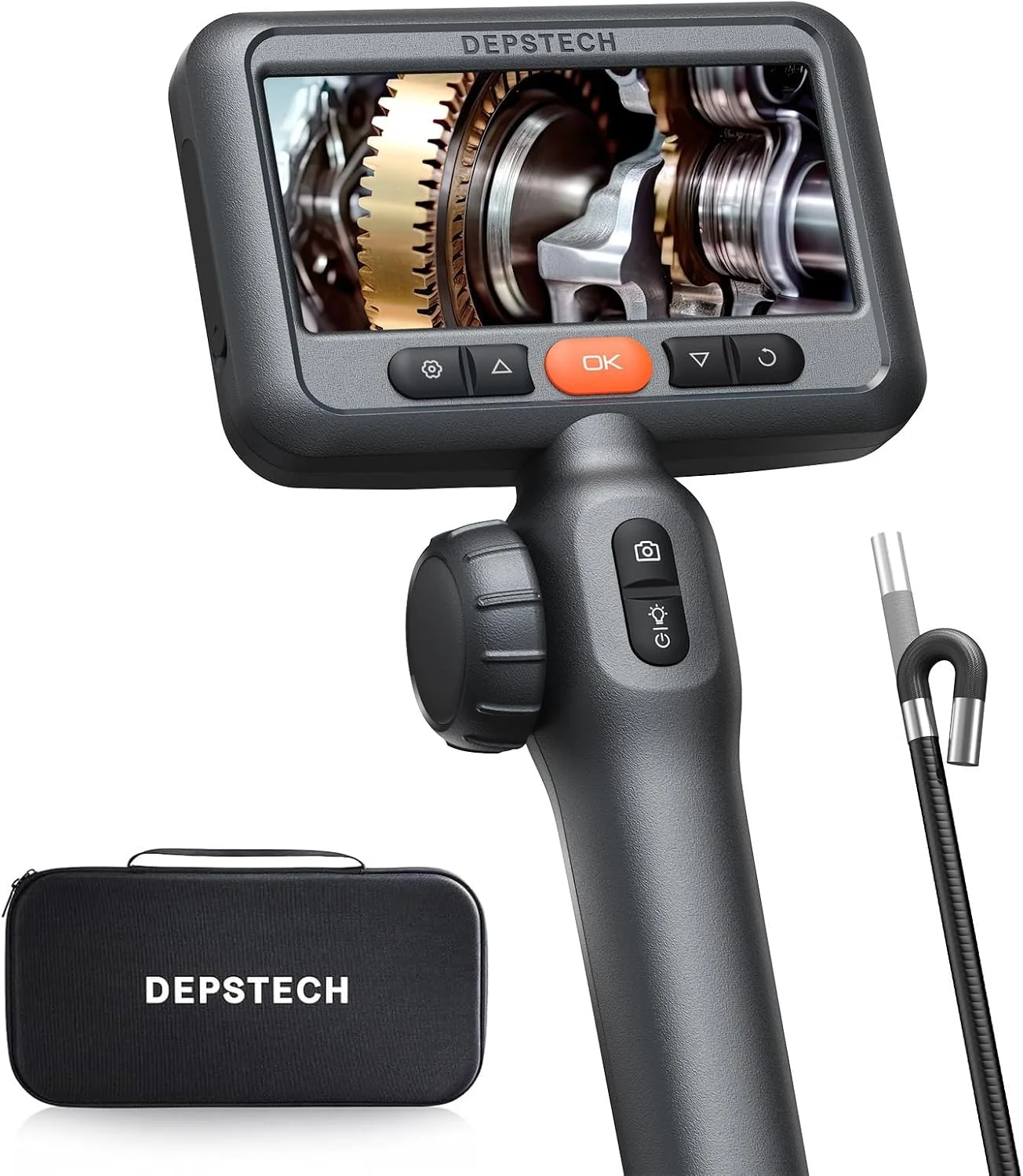 آندوسکوپی صنعتی دپستک دوربین بازرسی چرخشی مدل DEPSTECH