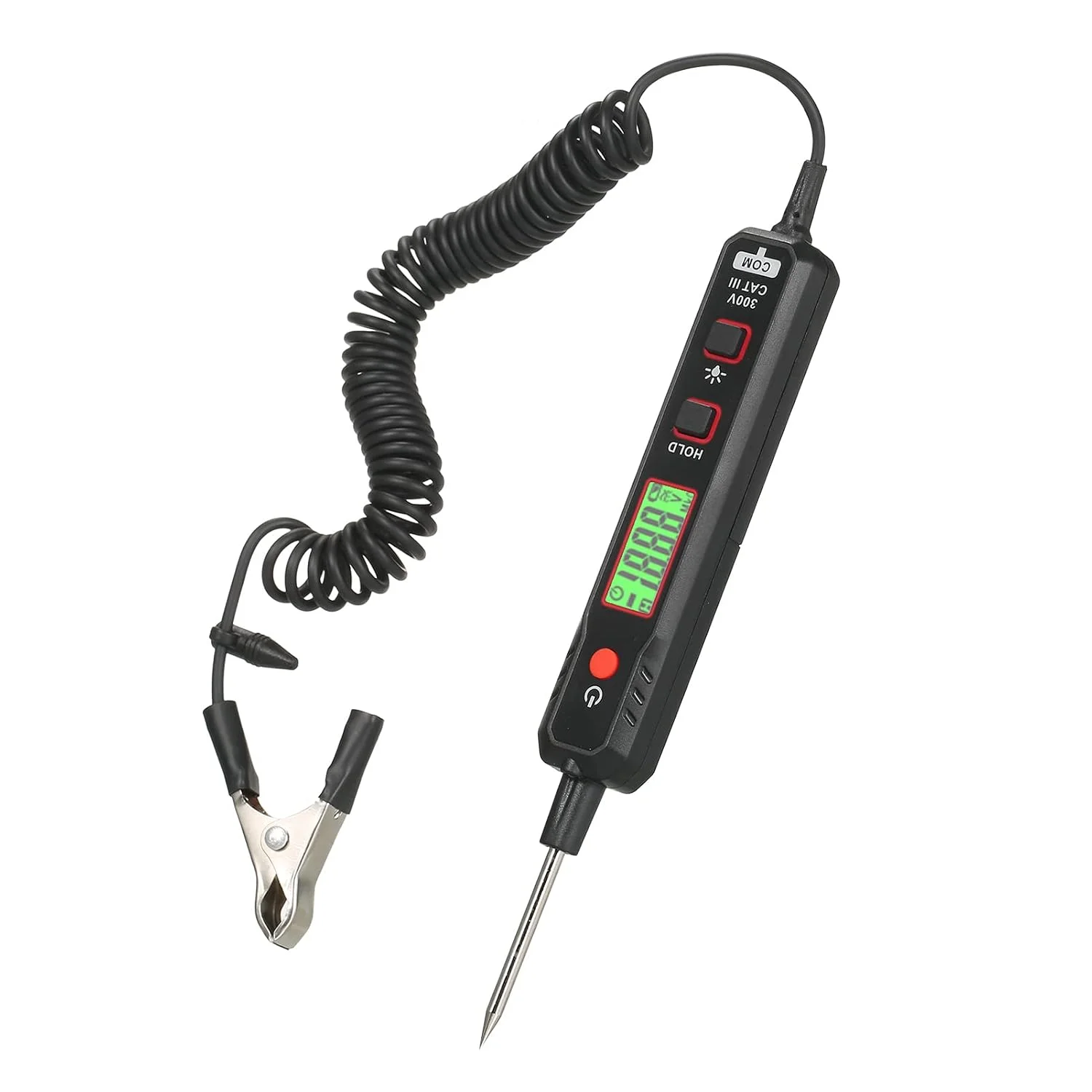 فازمتر دیجیتال خودرویی و تست کننده ولتاژ 0.8 تا 100 ولت