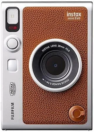 دوربین چاپ سریع فوجی‌فیلم Instax Mini Evo قهوه‌ای