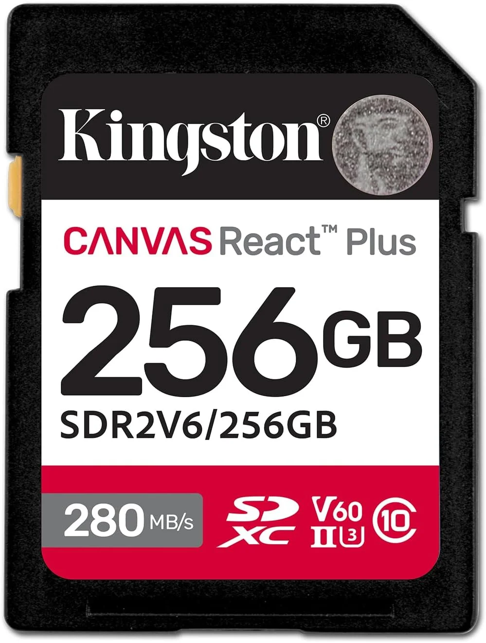 کارت حافظه اس دی کینگستون Canvas React Plus V60 ظرفیت 256 گیگابایت کارت حافظه اس دی کینگستون Canvas React Plus V60 ظرفیت 256 گیگابایت