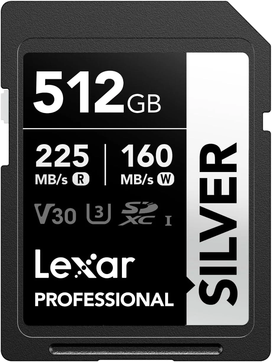 کارت حافظه SDXC لکسار Professional Silver ظرفیت 512 گیگابایت کارت حافظه SDXC لکسار Professional Silver ظرفیت 512 گیگابایت