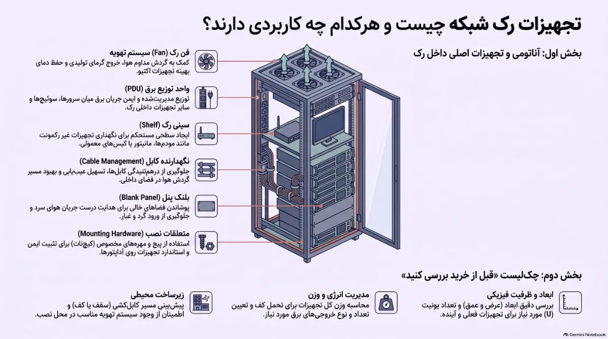 کاربرد-تجهیزات-رک-شبکه