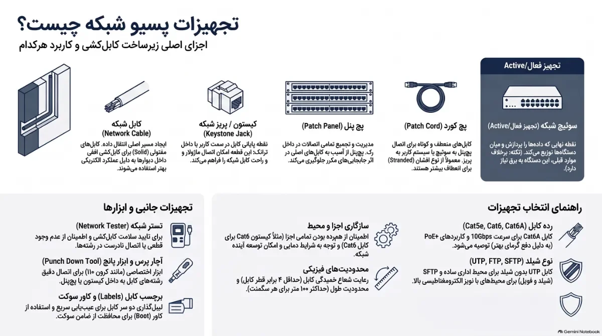 تجهیزات-پسیو-شبکه-چیست