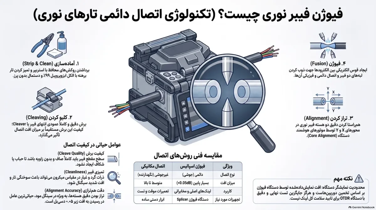 کیان داریا فیوژن-فیبر-نوری-چیست