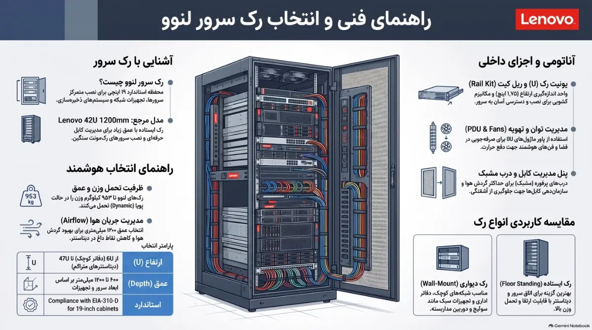 راهنمای-انتخاب-رک سرور-لنوو