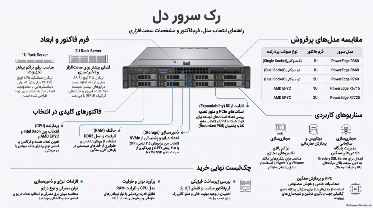 راهنمای-انتخاب-رک-سرور-دل