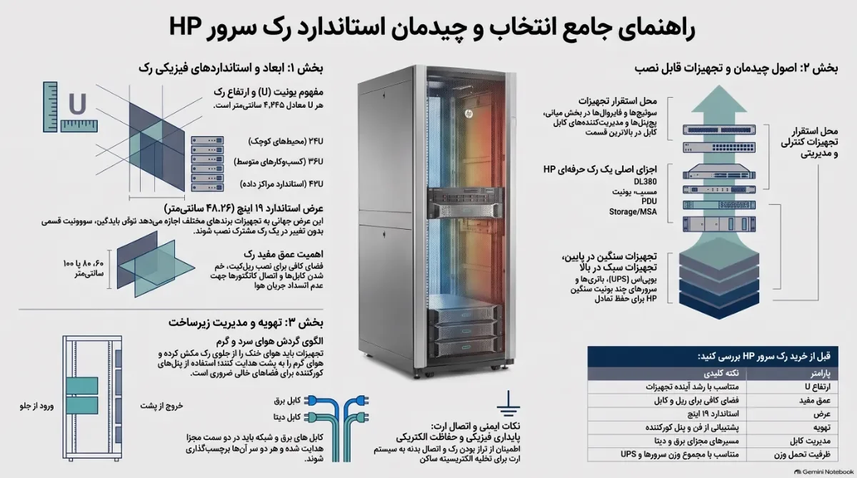 راهنمای-انتخاب-رک-سرور-HP