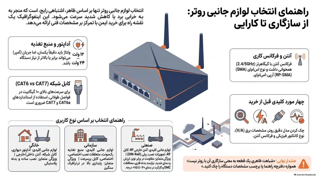 راهنمای_انتخاب_لوازم_جانبی_روتر
