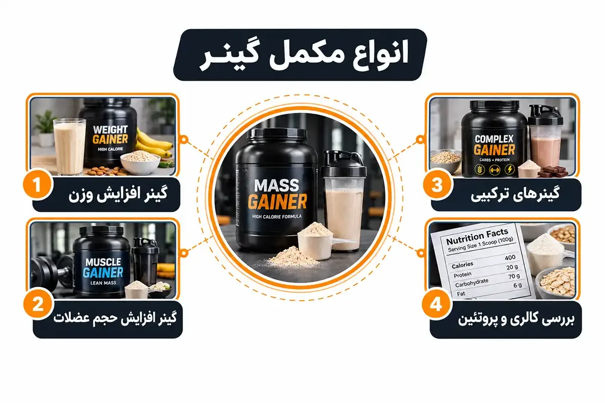 انواع بهترین مارک گینر