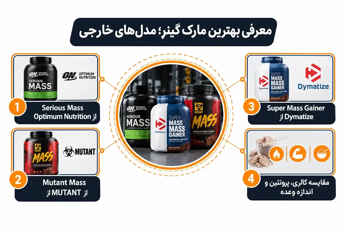 بهترین مارک گینر خارجی